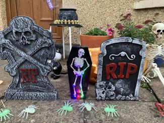 Spooky Display at 26 Sweets Road