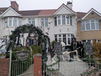 Spooky cemetery 