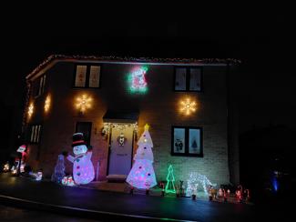 Front of display