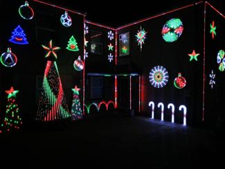 Lightshow programmed to music
