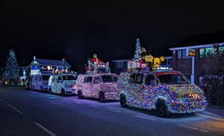 Christmas dubs visit The Brentnall’s Christmas lights 