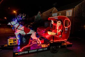Santa will be at these Locations - Windsor Dr, Celestine Rd, Ash CI, Oak CI, Sutherland Ave Tyndale Ave, Argyle Dr